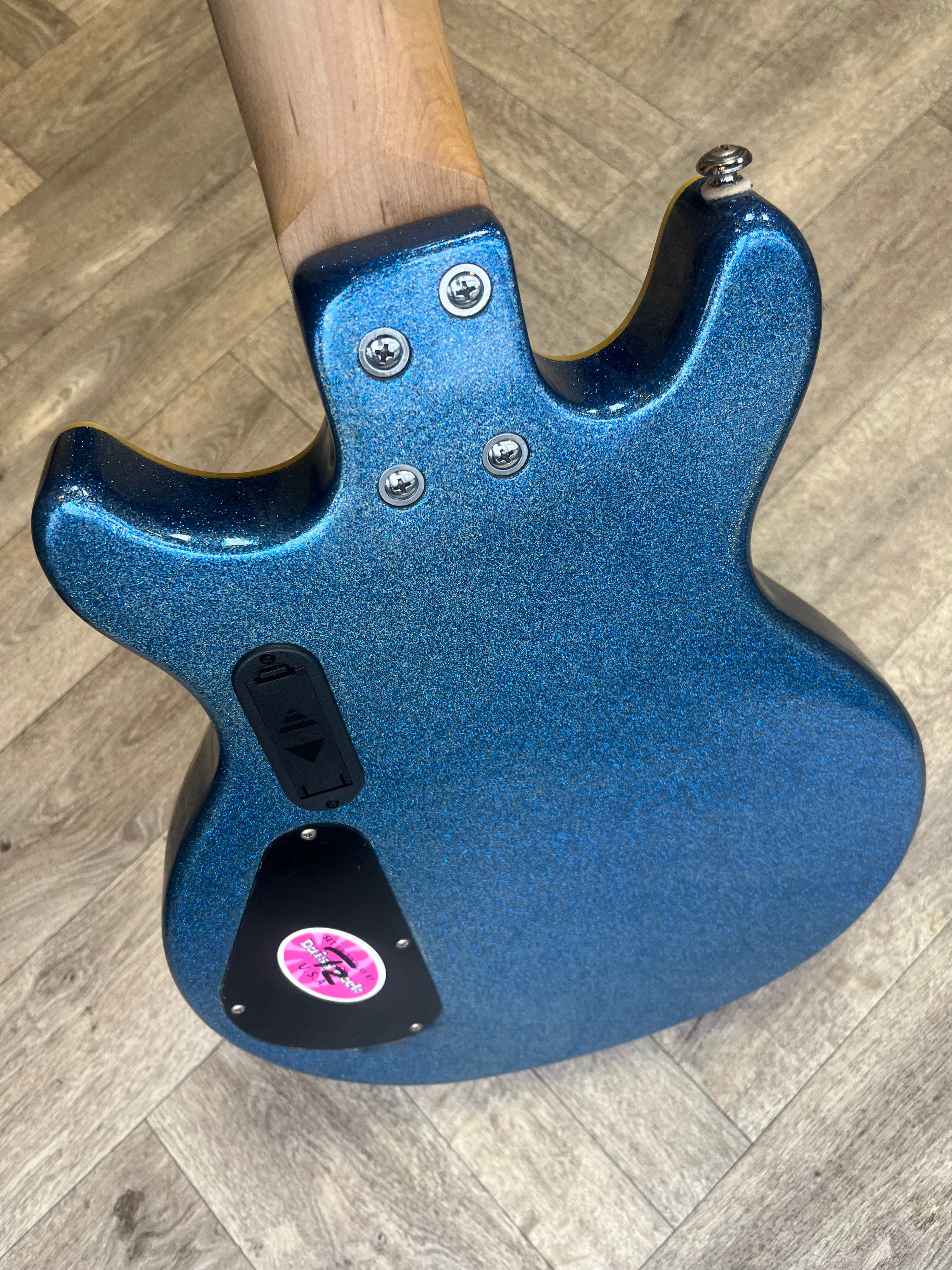 Daisy Rock Glitter Blue active Bass