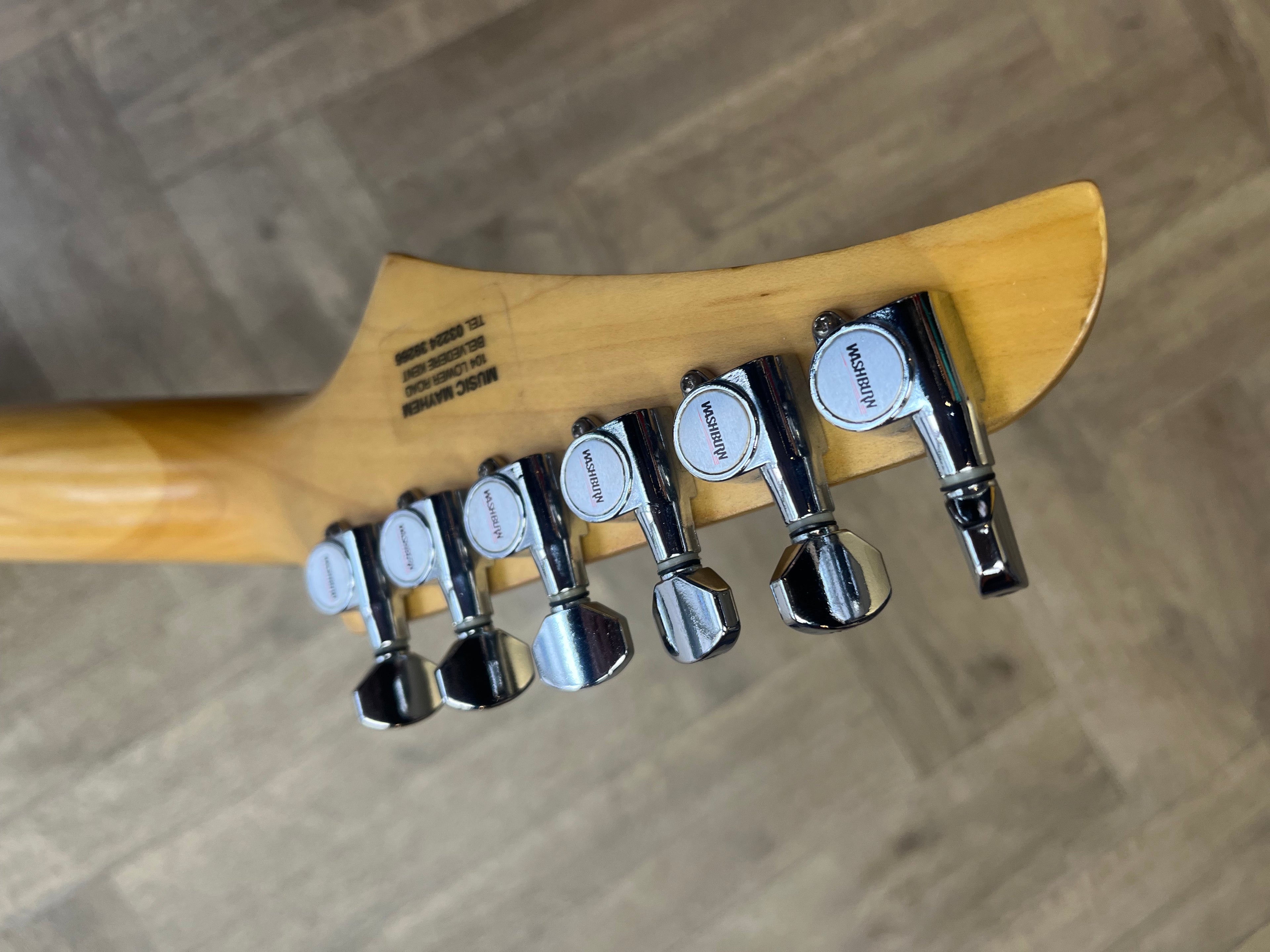 Beautiful Washburn Mercury Series in Sleek White Finish