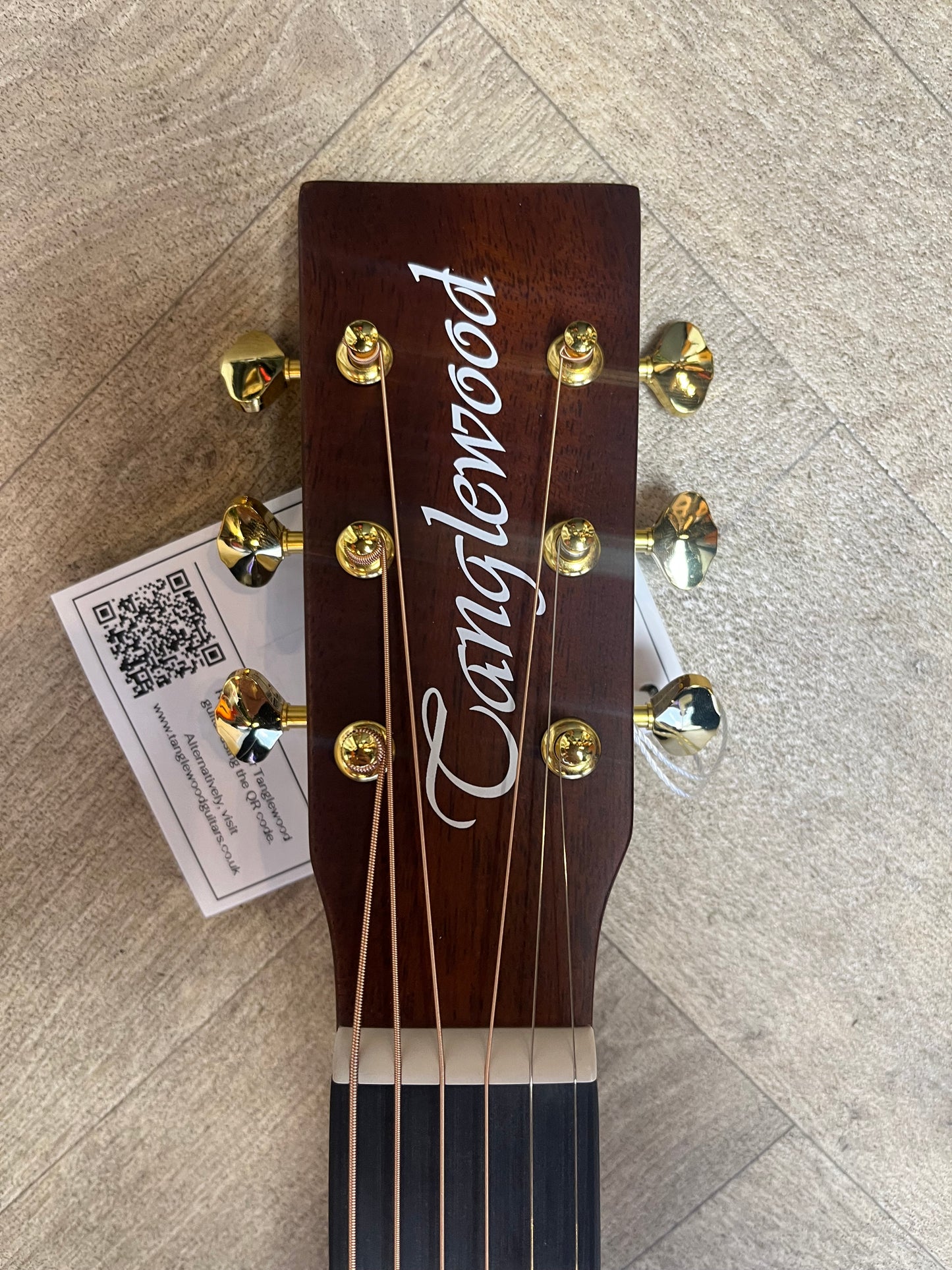 Tanglewood Elemental Acoustic Guitar - Solid Mahogany - Folk Shape