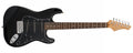 The Northstar Littlestar NL1BK is a compact, mini-size electric guitar