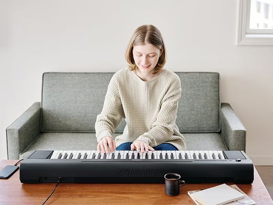World renowned 61-Key Slimline Home Keyboard Starter Pack