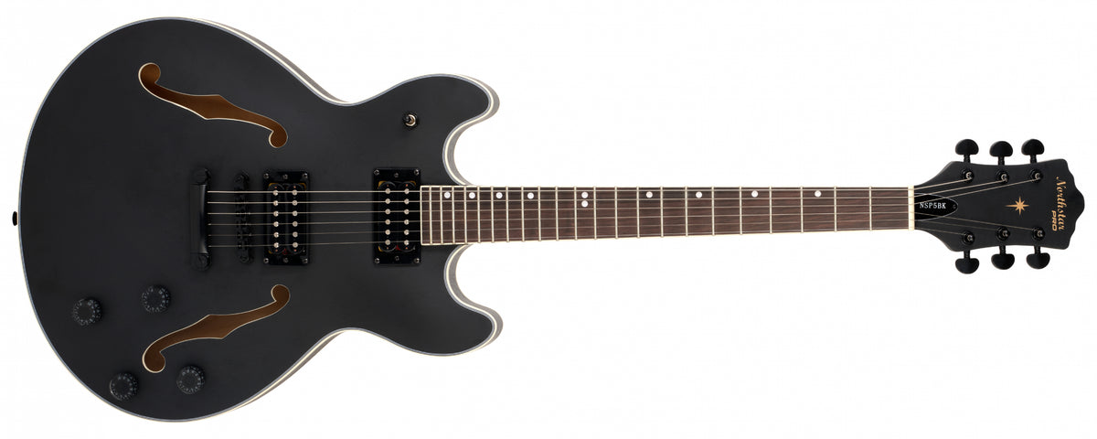 Northstar Pro Semi Acoustic All Mahogany -  Black