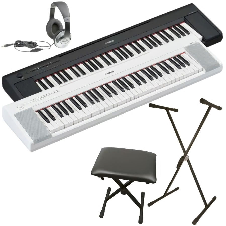 World renowned 61-Key Slimline Home Keyboard Starter Pack