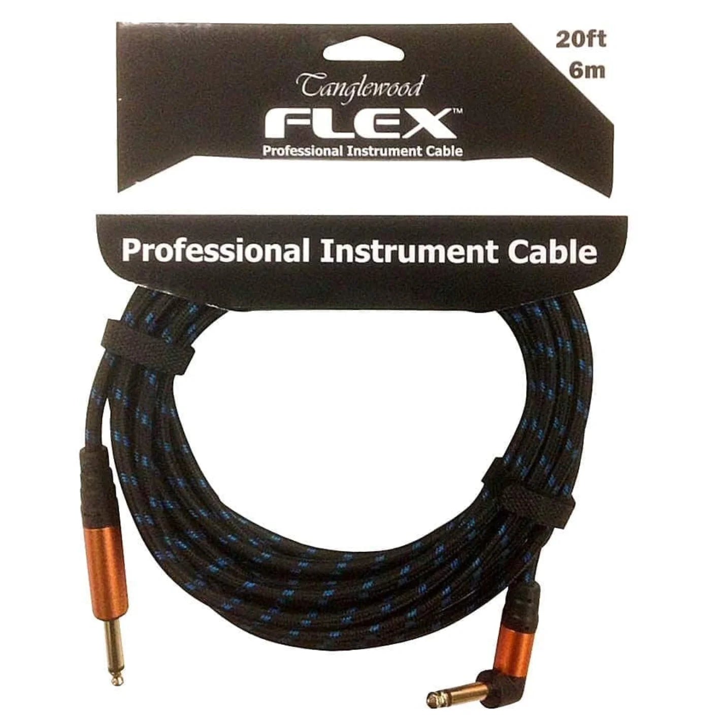 FX6BB-A Tanglewood 20Ft/6m Professional Braided Instrument Cable