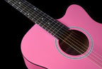 BRUNSWICK GRAND AUDITORIUM CUTAWAY BABY PINK
