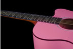 BRUNSWICK GRAND AUDITORIUM CUTAWAY BABY PINK