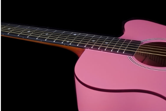 BRUNSWICK GRAND AUDITORIUM CUTAWAY BABY PINK