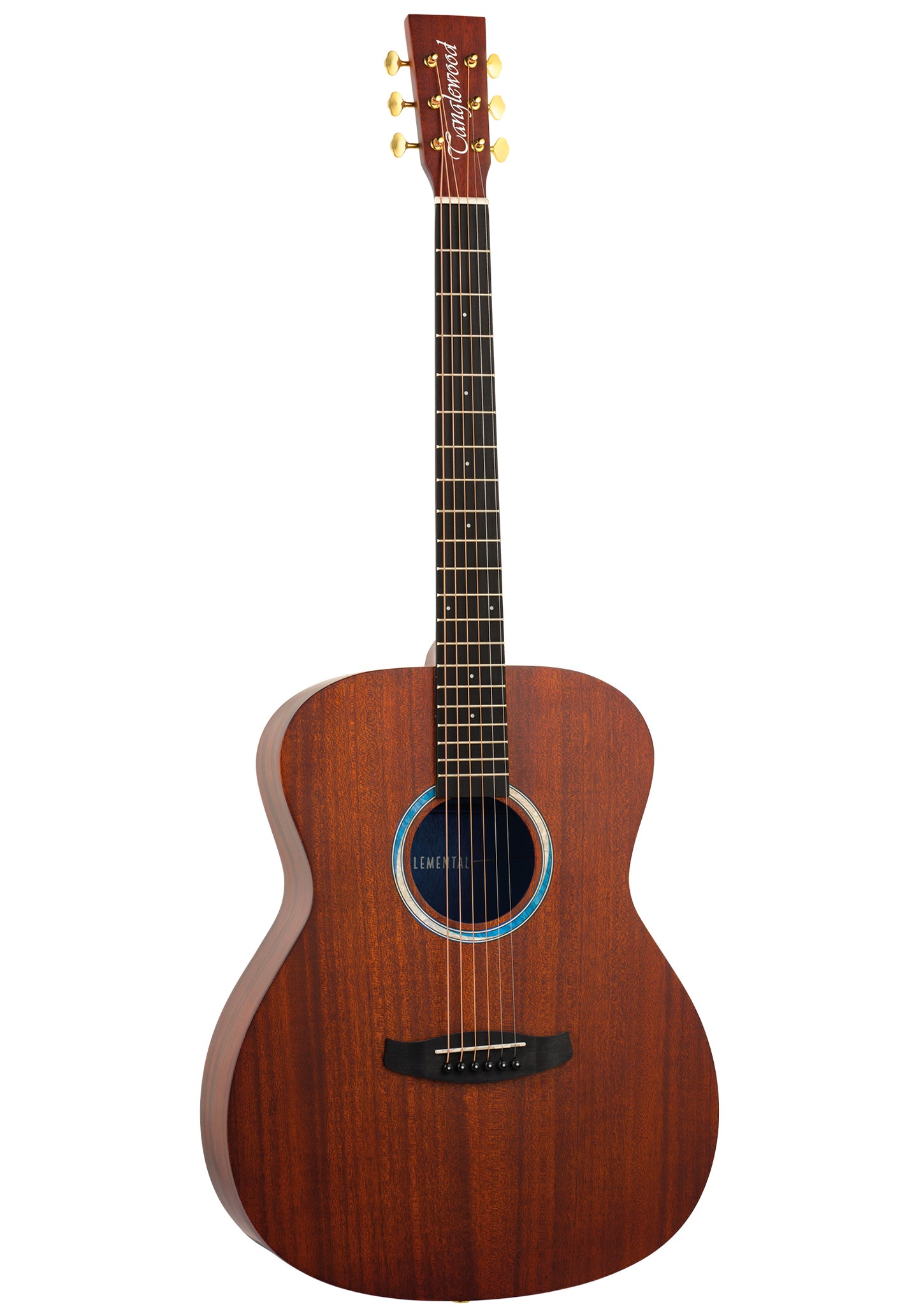 Tanglewood Elemental Acoustic Guitar - Solid Mahogany - Folk Shape