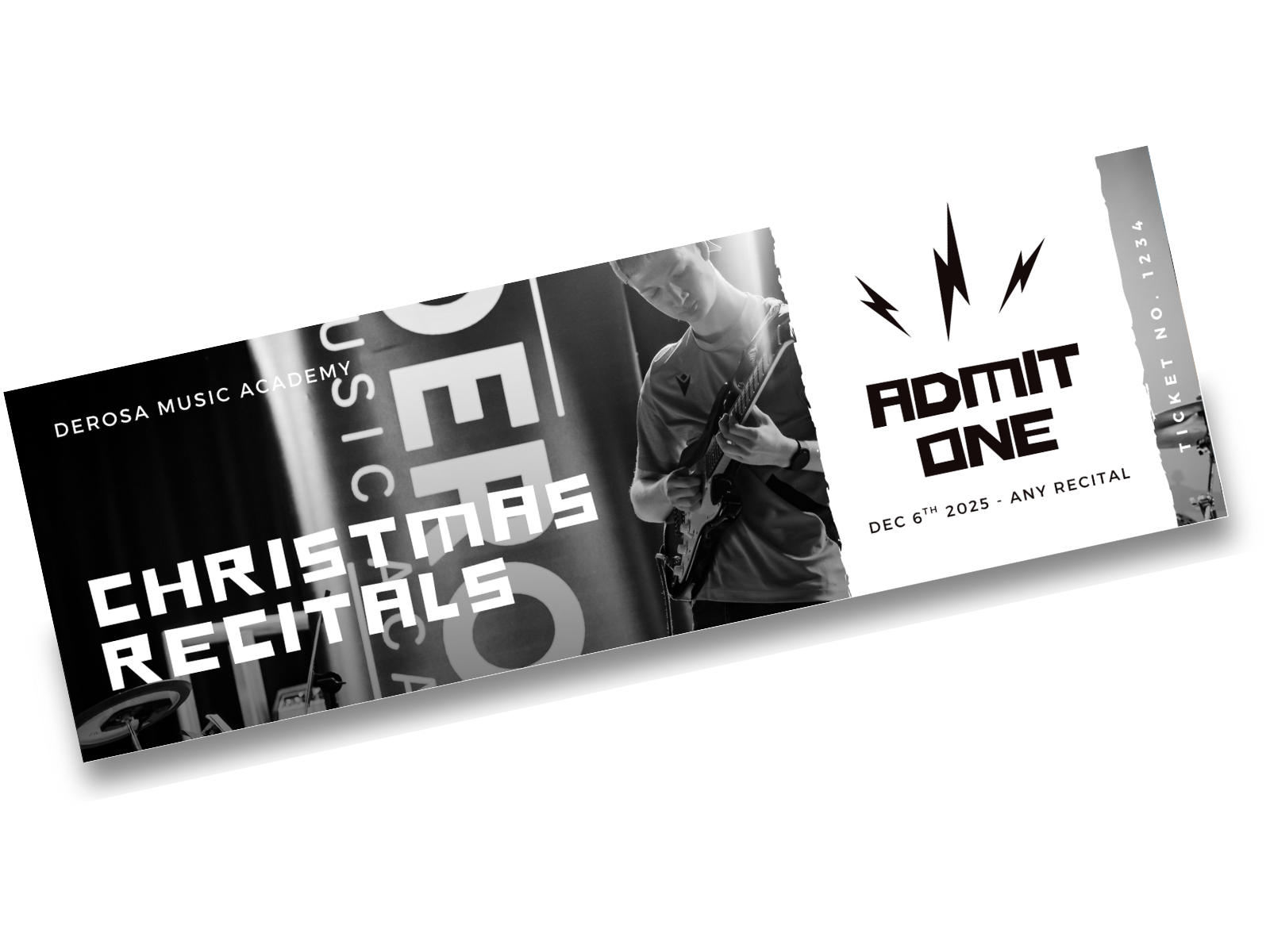 Recital Ticket (performers dont need a ticket)