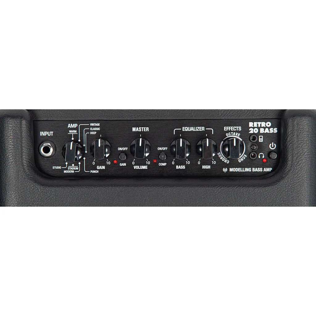 Vintage Retro 20W Bass Combo with DSP