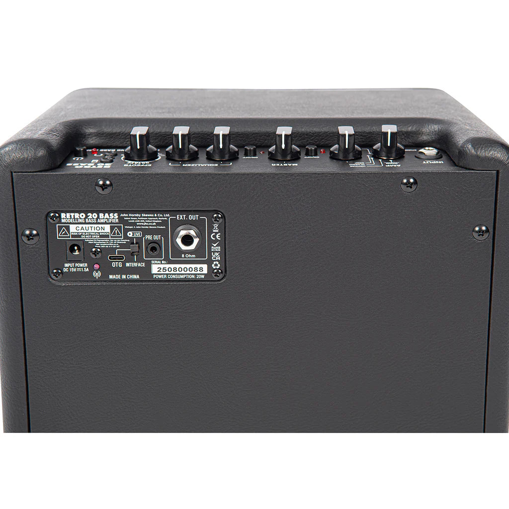 Vintage Retro 20W Bass Combo with DSP