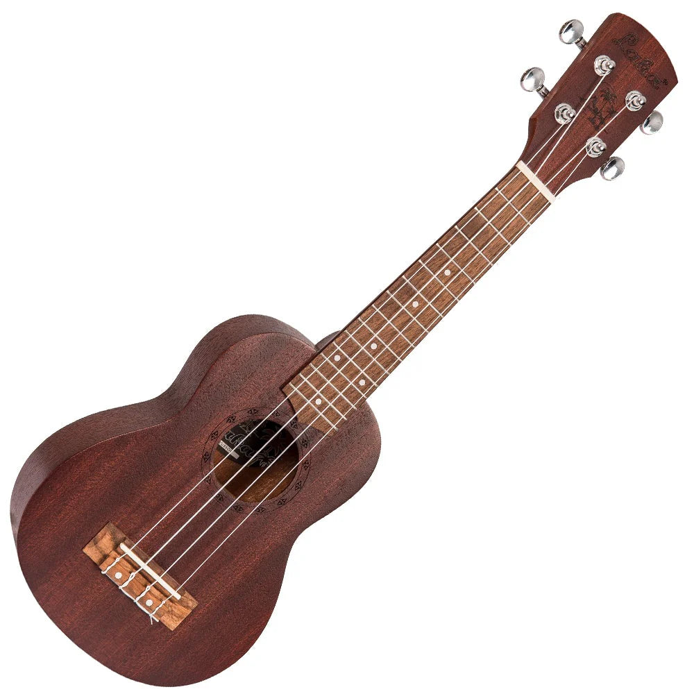 Laka Sapele Series Soprano Ukulele & Bag