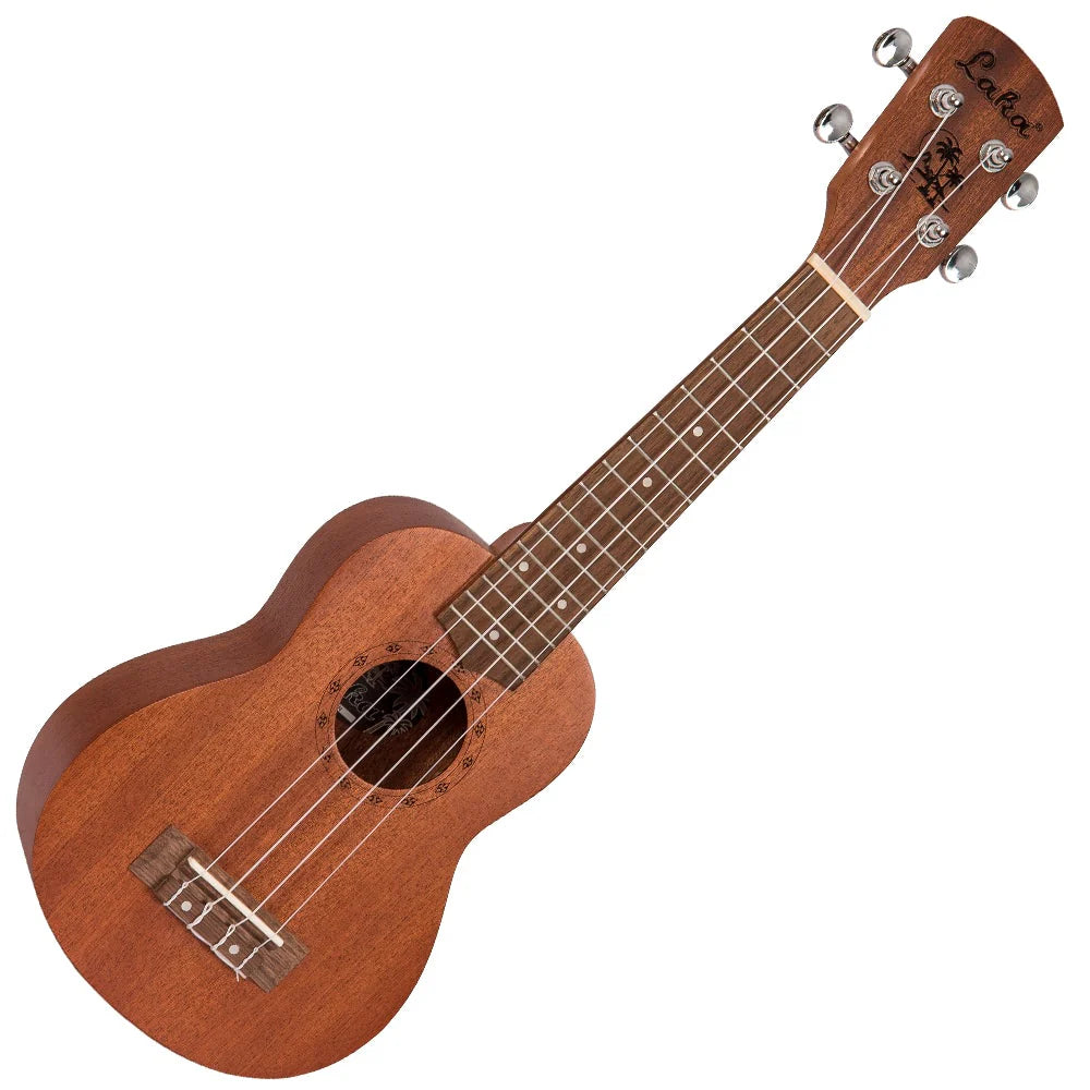 Laka Sapele Series Soprano Ukulele & Bag