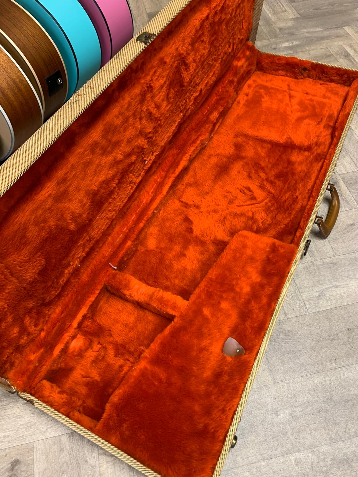 Vintage Tweed Hard Case for Bass Guitar - 1970s - Vintage Condition