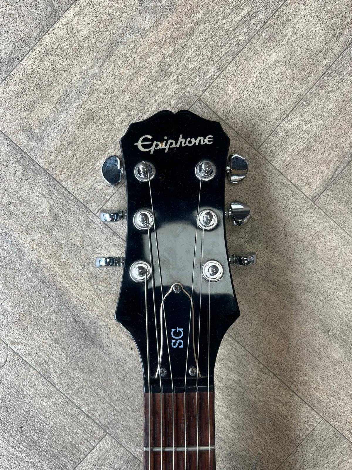 Epiphone SG Electric Guitar Black- Ok Condition