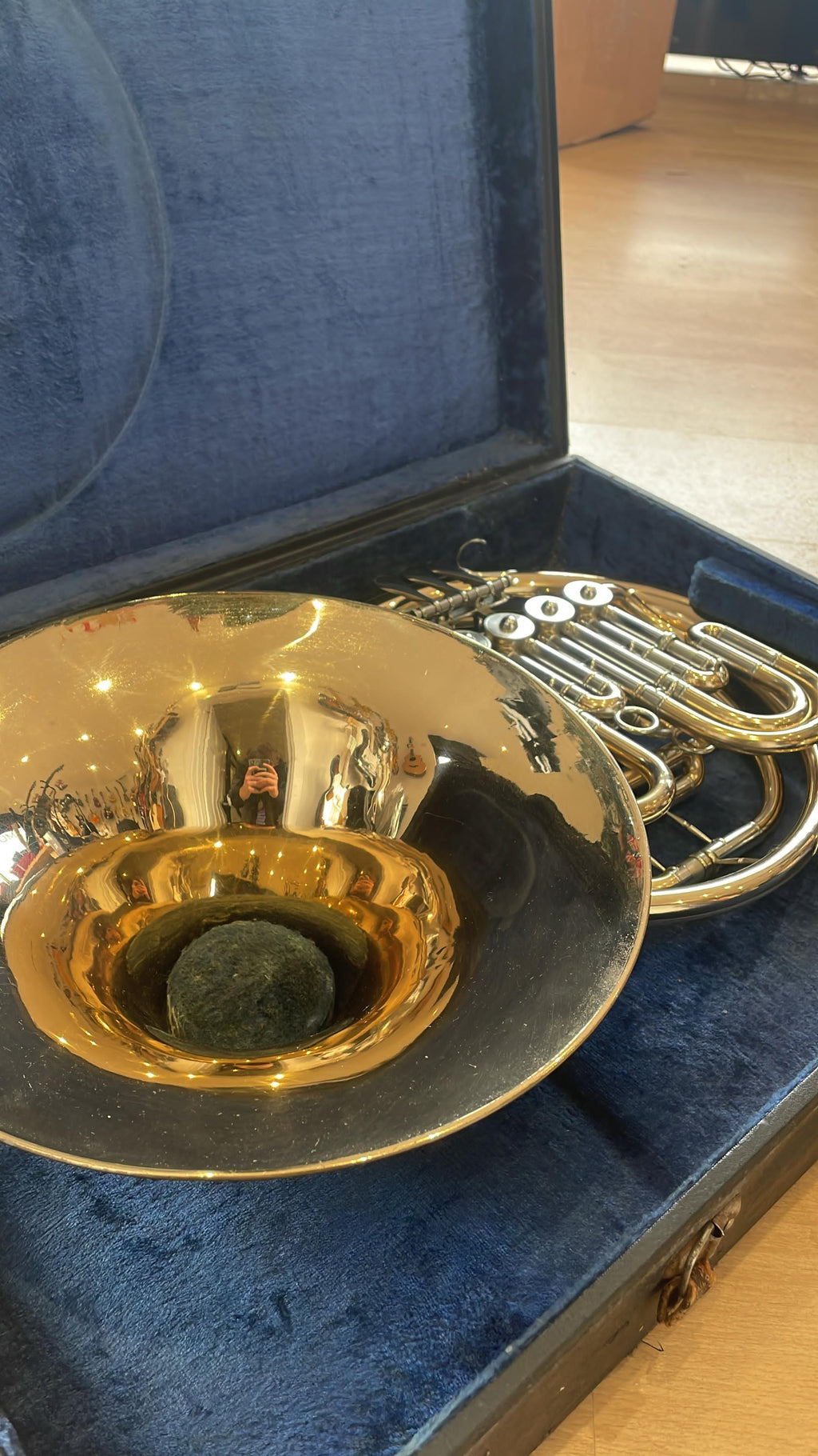 Vintage German Double French Horn – F/Bb – 5 Valve – Orchestral Instrument - GREAT CONDITION