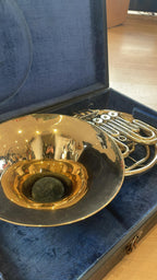 Vintage German Double French Horn – F/Bb – 5 Valve – Orchestral Instrument - GREAT CONDITION
