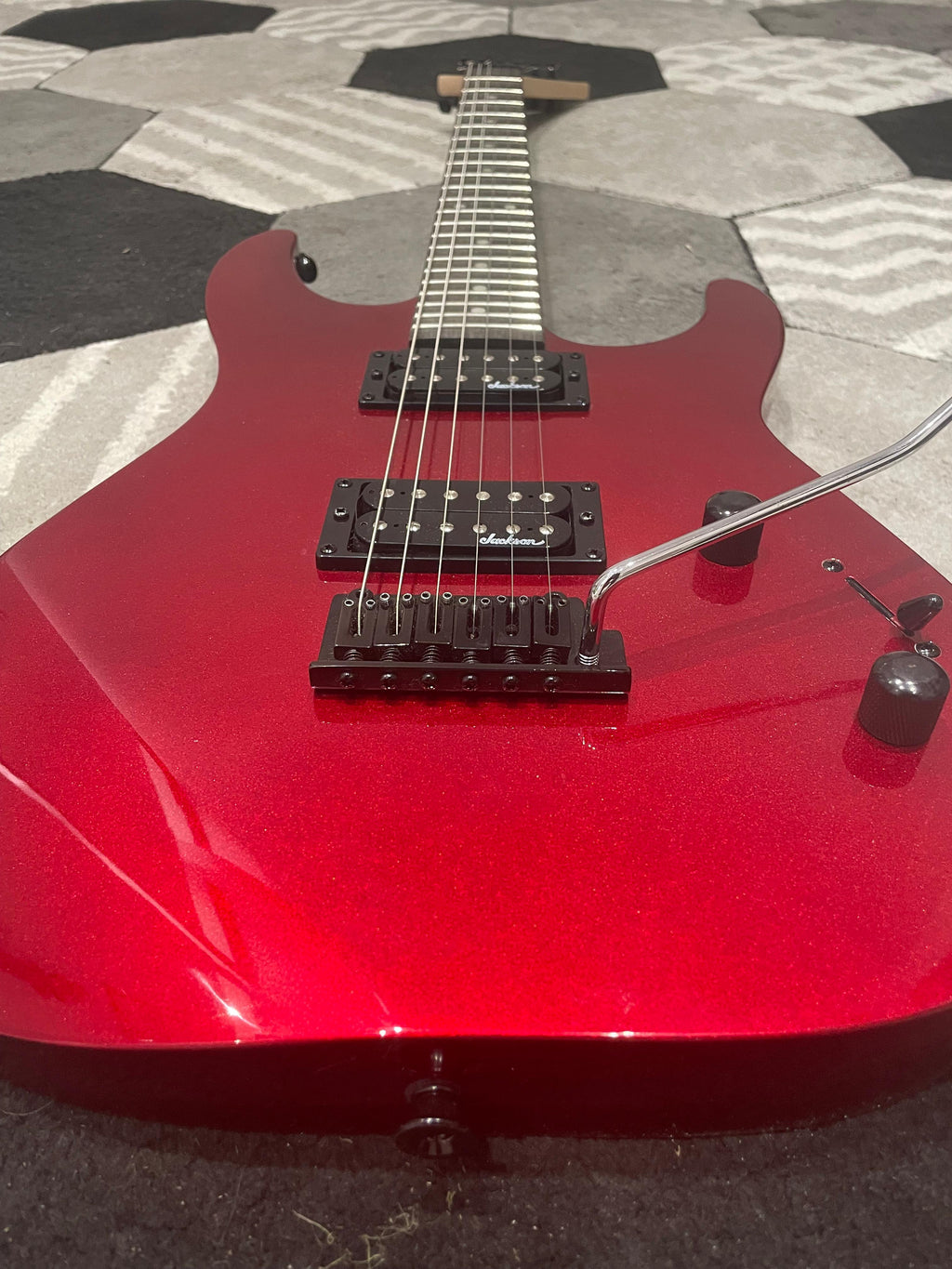 Jackson JS Series Dinky JS11 in Metallic Red Finish- Excellent Condition