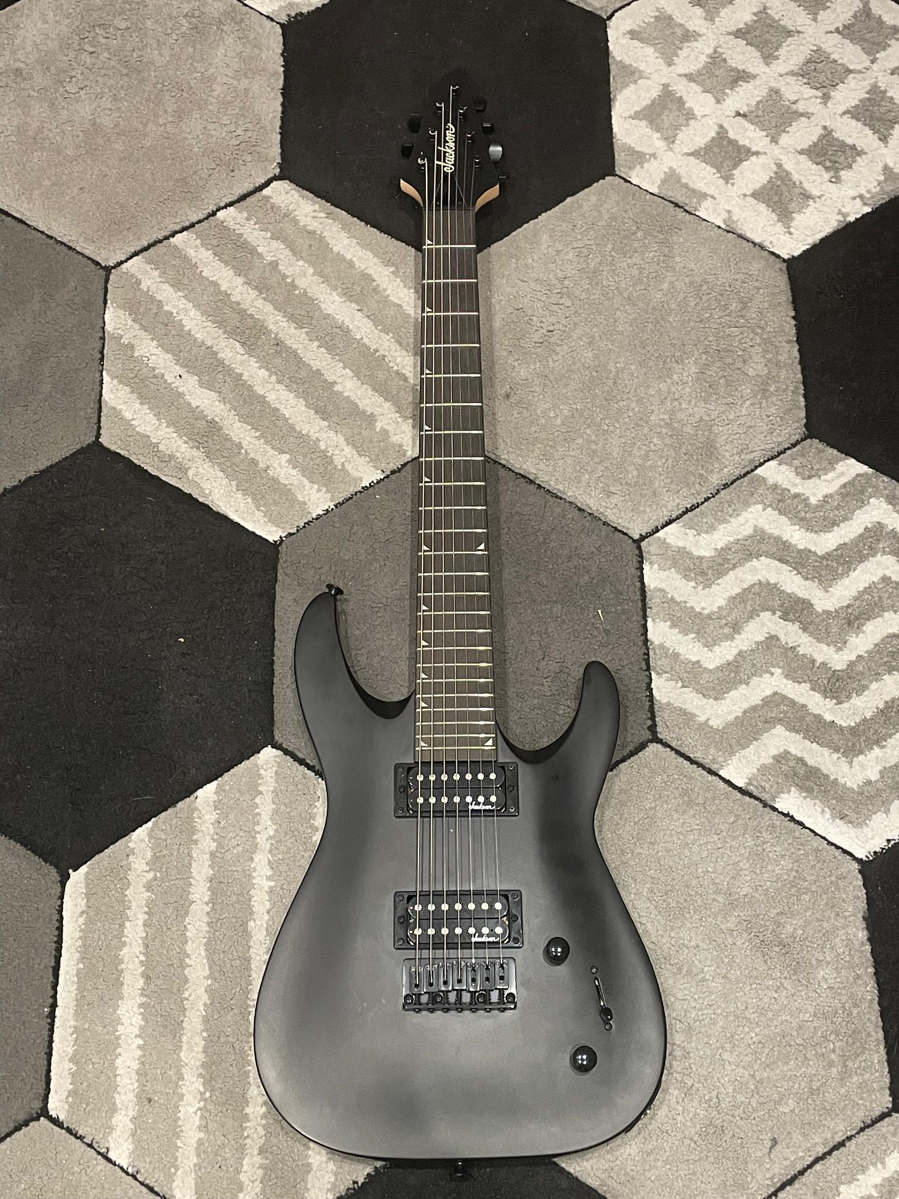 Jackson JS Series Dinky Arch Top JS22-7 DKA HT, Satin Black- Excellent Condition