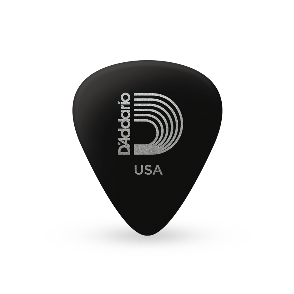 CLASSIC CELLULOID PICKS, BLACK, MEDIUM