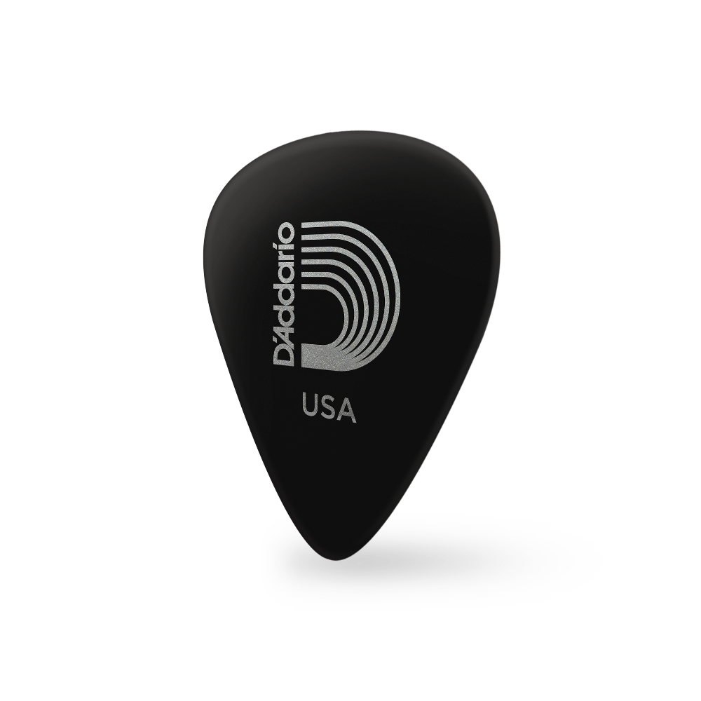 CLASSIC CELLULOID PICKS, BLACK, MEDIUM