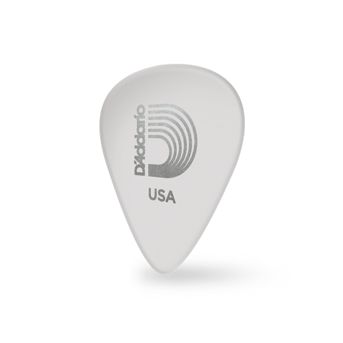 CLASSIC CELLULOID PICKS, WHITE, MEDIUM