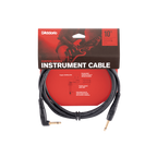 D'Addario Custom Series Instrument Cable - 10ft - Right Angle