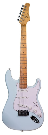 Gould Electric Guitar - Santa Fe Model. SSS. Sonic Blue