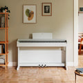 Beautiful sounding, furniture style piano from Yamaha. Choose from 3 colour options to match any room
