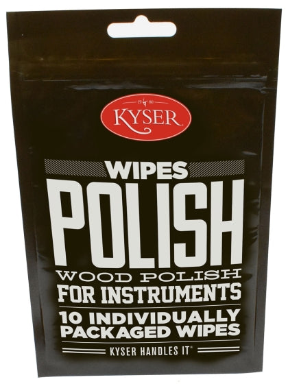 KYSER CARE GUITAR POLISH WIPES X10