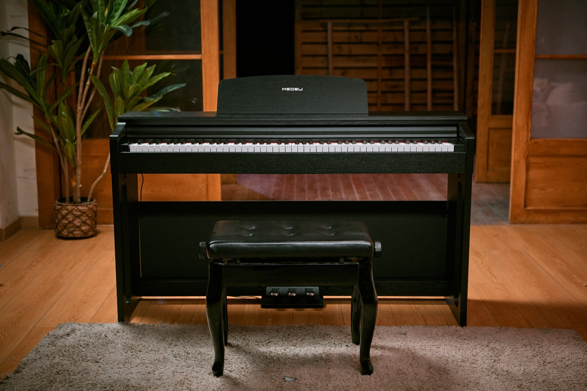 Medeli Digital Upright Piano EDUCATIONAL Series. Black