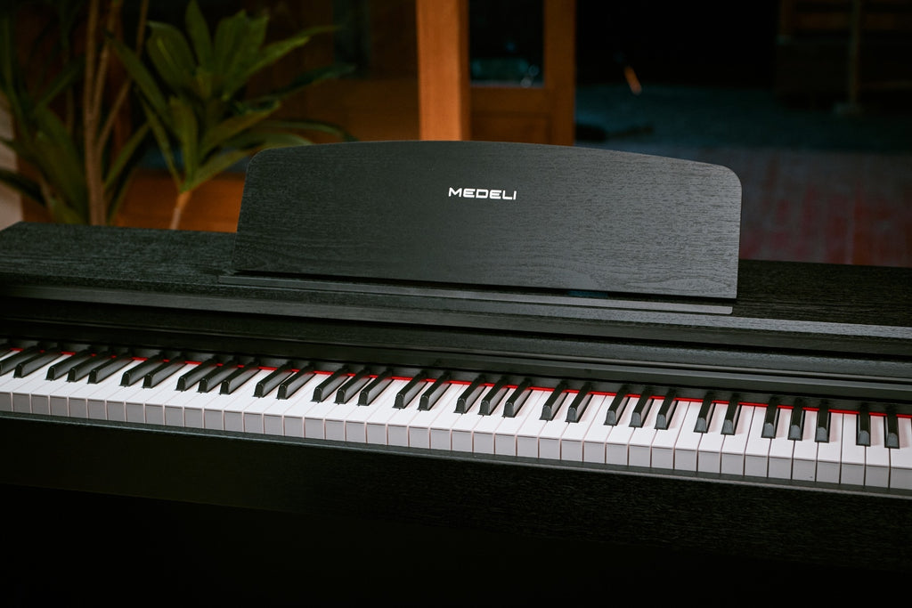Medeli Digital Upright Piano EDUCATIONAL Series. Black