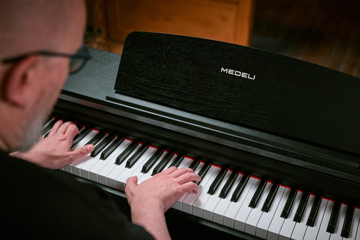 Medeli Digital Upright Piano EDUCATIONAL Series. Black