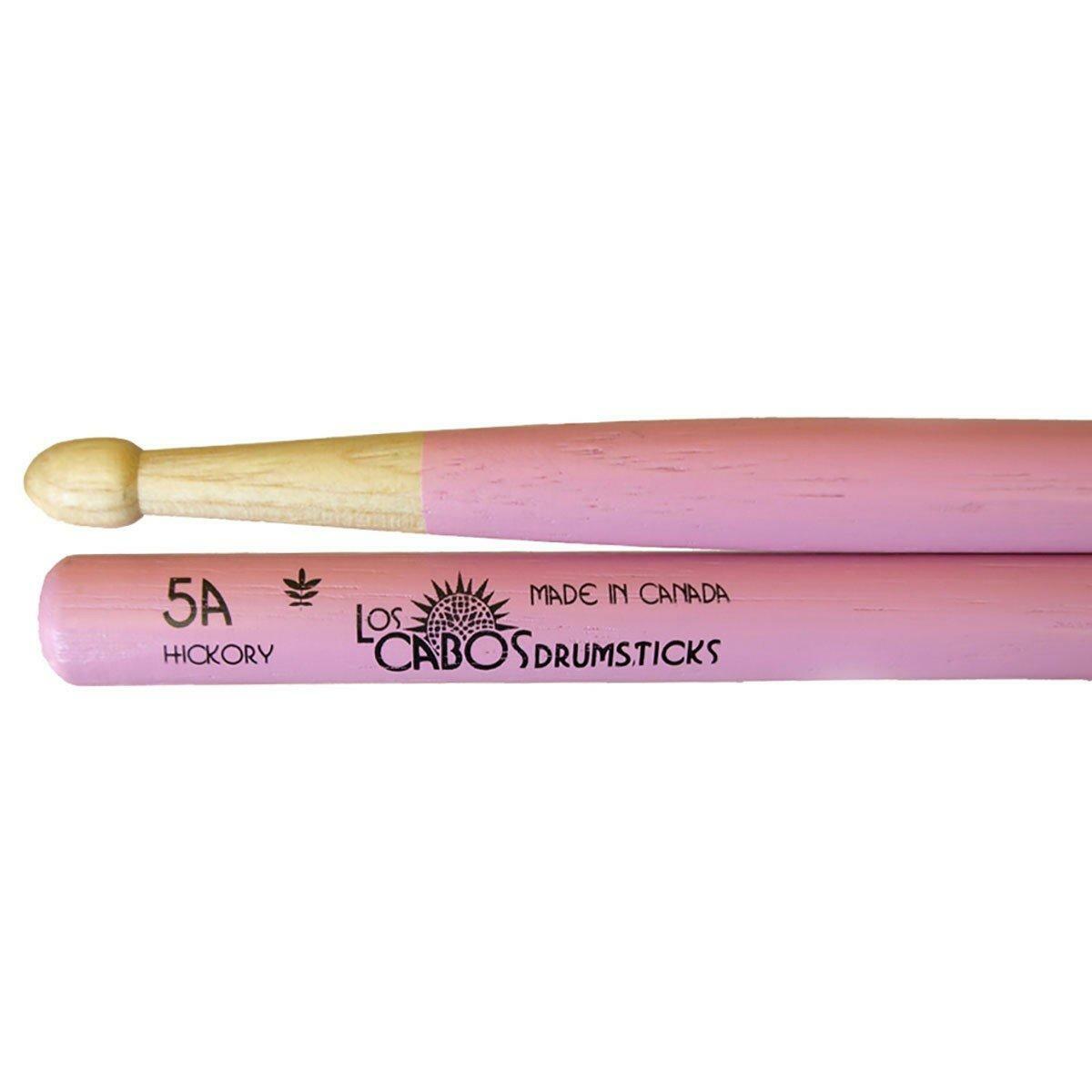 Los Cabos 5A Pinks Hickory Drumstick ~ Wood Tip