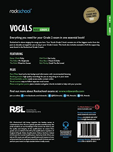 Vocals (Male) - Grade 2 - Rockschool