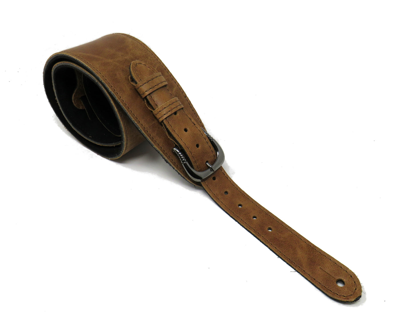 Leathergraft FAB Roadworn Guitar Strap - Brown
