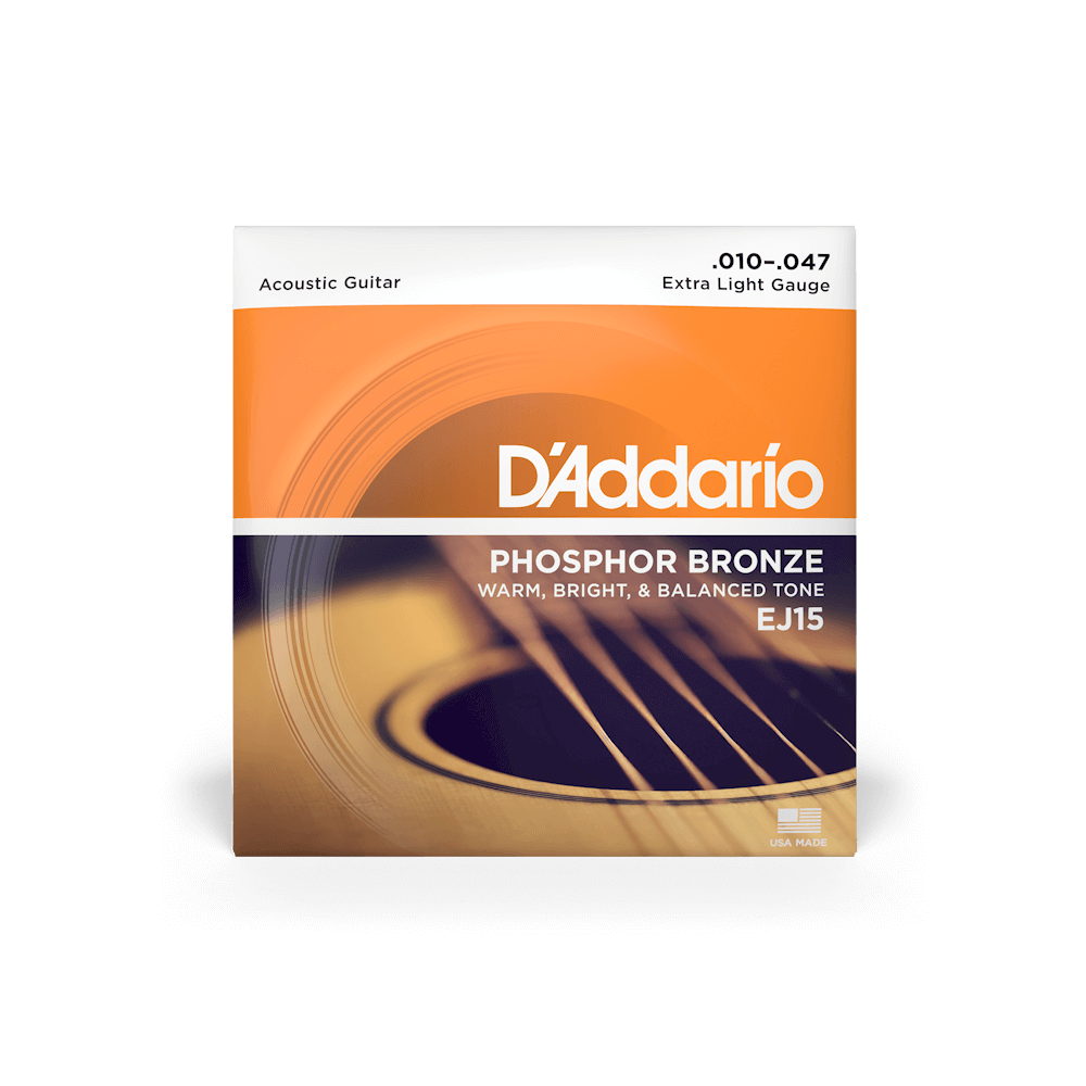 10-47 Extra Light, Phosphor Bronze Acoustic Guitar Strings