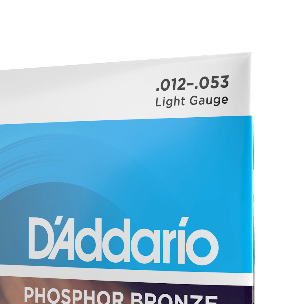 12-53 Light, Phosphor Bronze Acoustic Guitar Strings