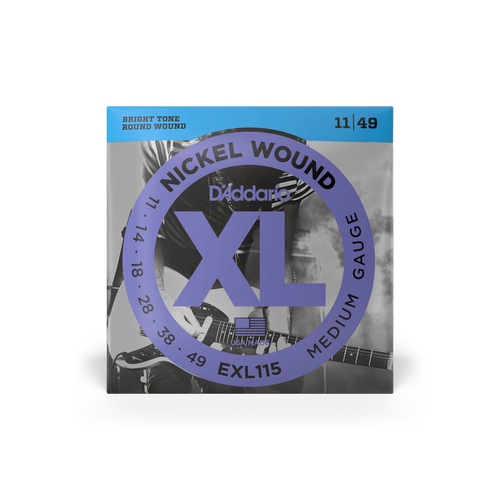 11-49 Medium, XL Nickel Electric Guitar Strings