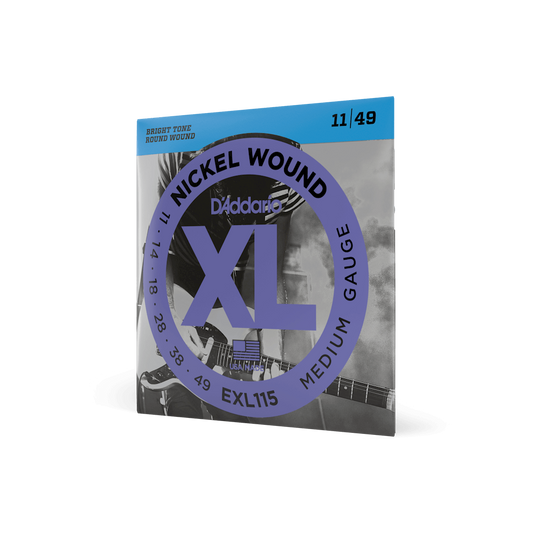 11-49 Medium, XL Nickel Electric Guitar Strings