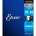 Elixir Electric Guitar Strings Polyweb 09/42