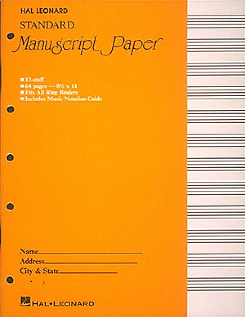 Standard Manuscript Paper