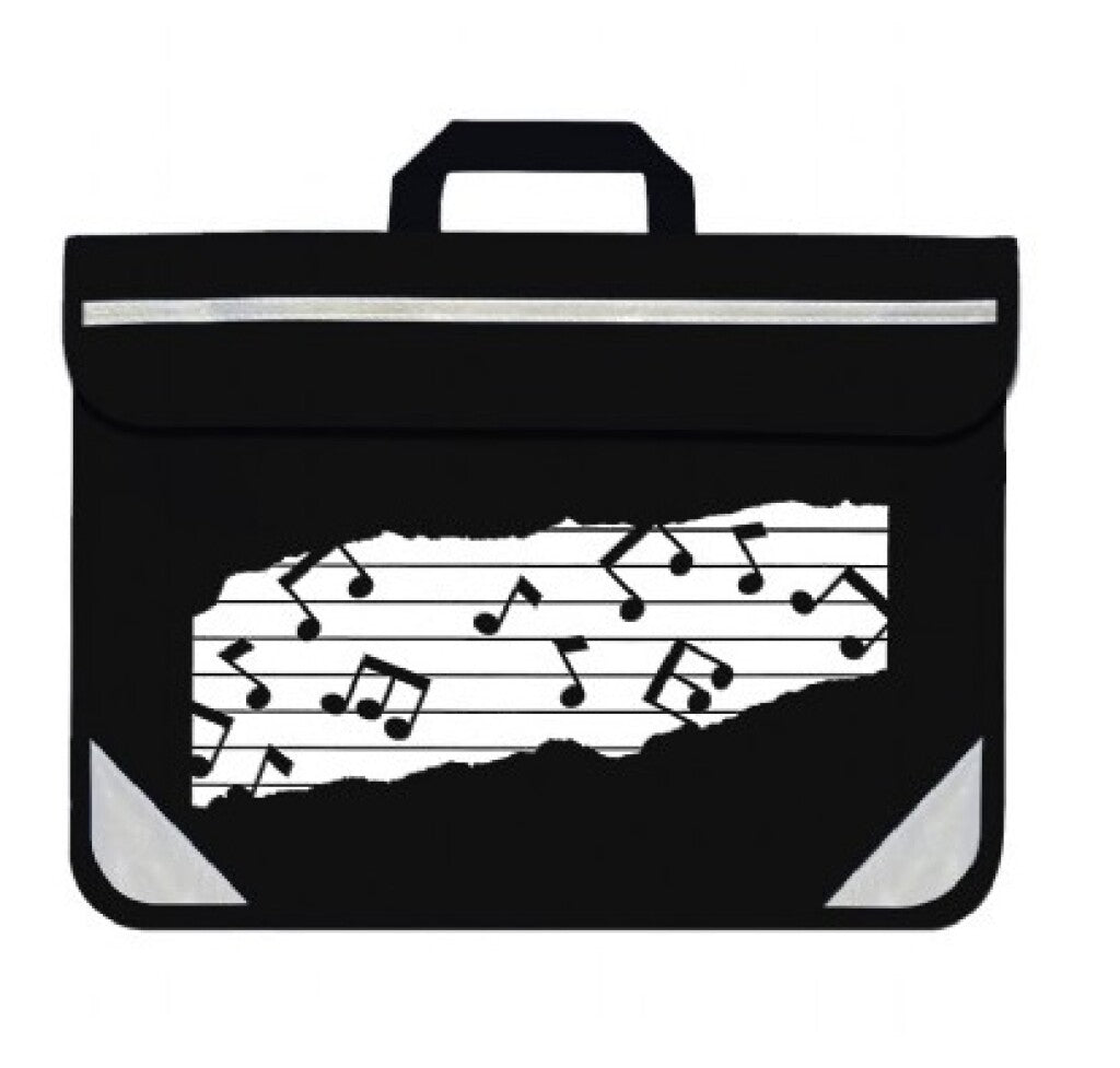 Mapac: Music Bag Duo - Music Notes (Black)