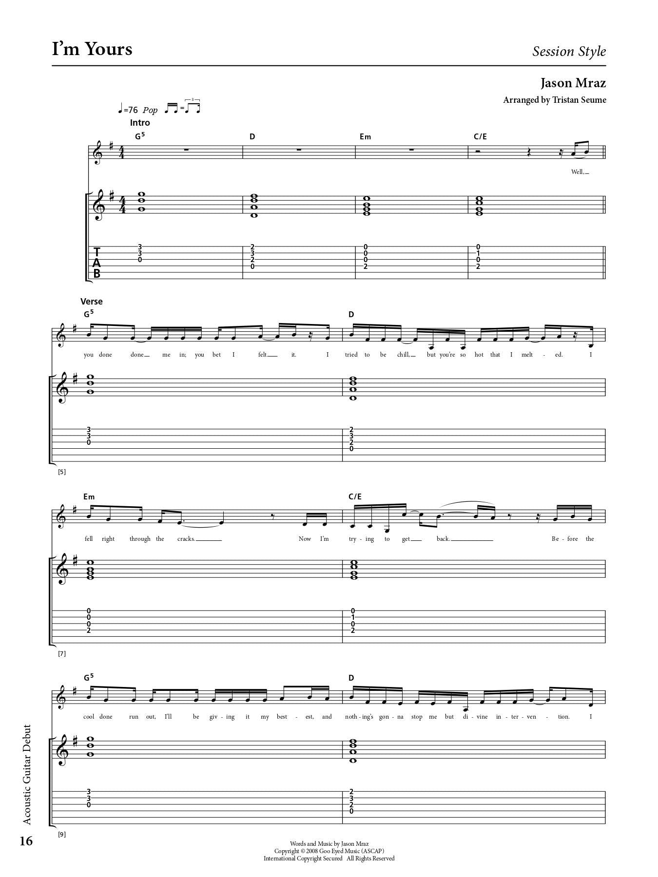 Acoustic Guitar - Debut Syllabus Book - Rockschool