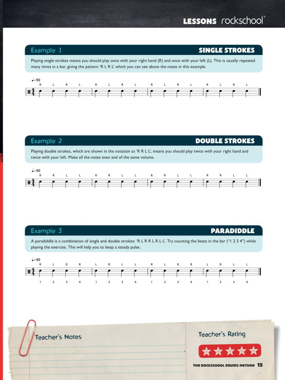 Drums - Method Syllabus Book - Rockschool