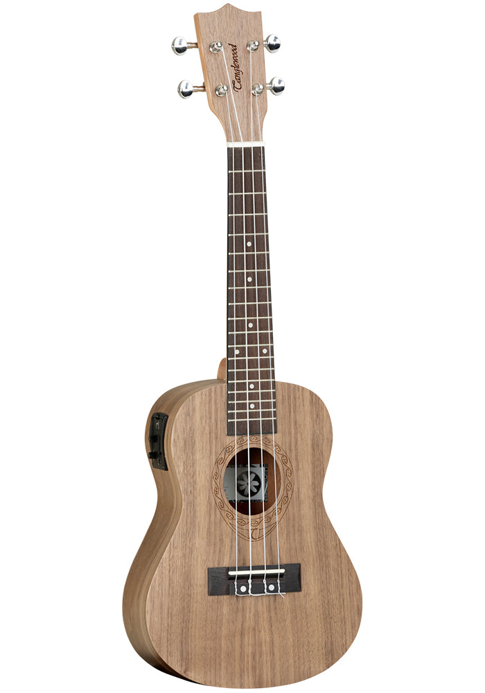 CONCERT UKULELE +EQ ALL AMERICAN BLACK WALNUT
