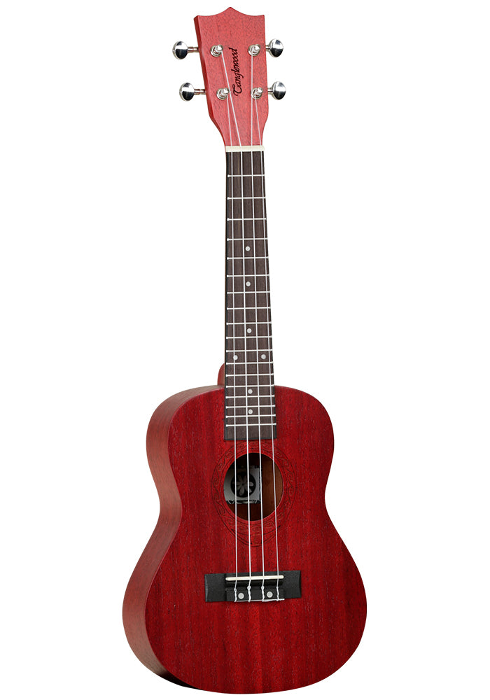 CONCERT UKULELE ALL MAHOGANY BURGUNDY RED SATIN - TIARE